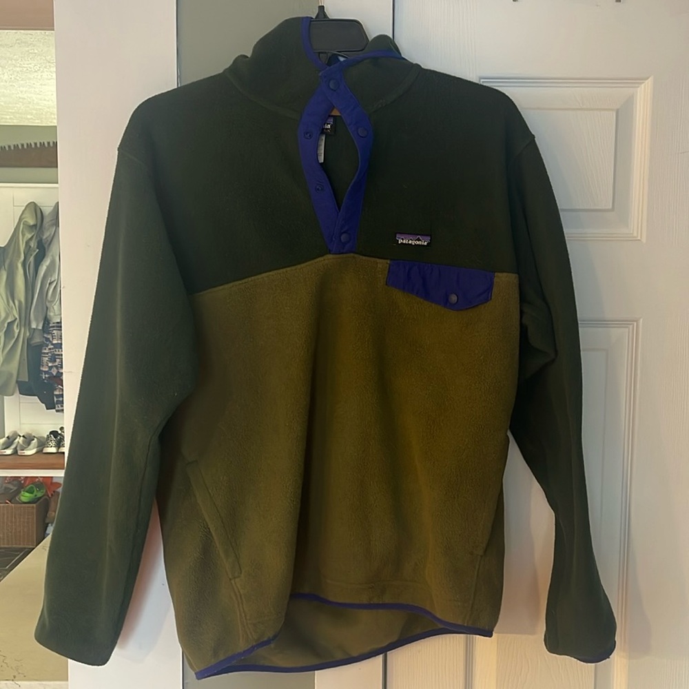 Vintage synchilla snap t hoody